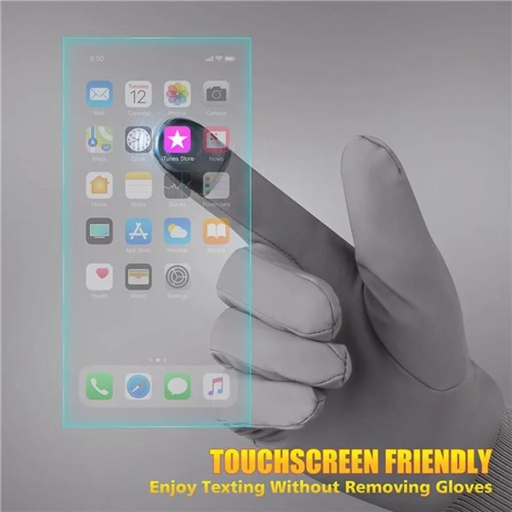 Unisex Winter Gloves Waterproof Snow Warm Gloves Touchscreen Finger